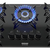 Imagem da oferta Cooktop 5 Bocas Tripla Chama Itatiaia Electra Plus Bivolt Cor Preto