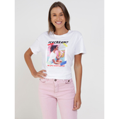 Imagem da oferta Blusa Manga Curta Feminina Branco