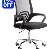 Imagem da oferta Cadeira de Escritório Secretária Base Preta com Rodinha Fortt Roma Preta - CSF06-P - Preto