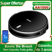 Imagem da oferta Robô aspirador de pó ABIR GSO2 sucção 6000pa Navegação no mapa de IA Alexa e Google assistente