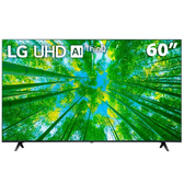 Imagem da oferta Smart TV LG 60'' 4K UHD WiFi Bluetooth HDR Inteligência Artificial ThinQ Smart Magic Google Alexa - 60UQ8050PSB