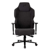 Imagem da oferta Cadeira Magna Linho Giratória e Reclinável Black - Elements - Preto