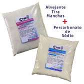 Imagem da oferta kIT Tira manchas alvejante 1kg + Percarbonato de sódio 1kg
