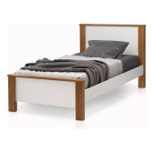 Imagem da oferta Cama Para Quarto Tamanho De Solteiro Mila Mdf C/madeira