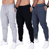 Imagem da oferta Kit 3 Calça Moletom Fristyle Com Bolso Masculina Adulto (M)