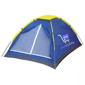 Imagem da oferta Barraca Iglu Camping 3 Pessoas Azul Mor