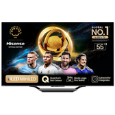 Imagem da oferta Smart TV Hisense Mini LED UHD 4K 55" Polegadas Frequência 144 Hz e Wi-Fi - 55U75LUA