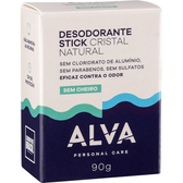 Imagem da oferta Alva Personal Care Desodorante Cristal Natural 90G Refil - Alva
