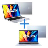 Imagem da oferta Kit Notebooks Asus Vivobook 16 i7-1355U 16GB SSD 1TB W11 X1605VA-MB764W + Vivobook 15 Ryzen 7-5825U 16GB SSD 512GB Linux M1502YA-NJ612