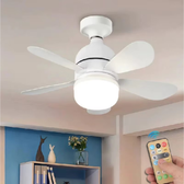 Imagem da oferta Ventilador de teto Com Luz para Controle Remoto Bivolt LED 110V-220V