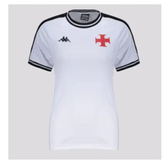 Imagem da oferta Camisa Kappa Vasco Feminina Branca e Preta