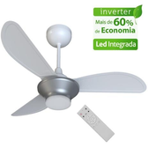 Imagem da oferta Ventilador de Teto Ventisol Wind Plus Inverter Silver Controle Remoto Led Integrada
