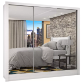 Imagem da oferta Guarda Roupa Casal 3 Portas com Espelho Porto Premium - Espresso Móveis