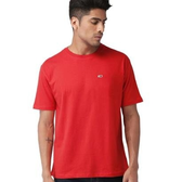 Imagem da oferta Camiseta Tommy Jeans Slim C-Neck Flag - Masculina