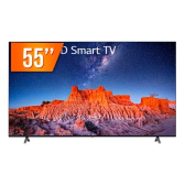 Imagem da oferta Smart TV LED 55" Ultra HD 4K LG WI-FI Bluetooth HDR Thinq AI - 55UQ801C0SB