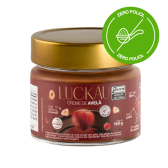 Imagem da oferta Creme de Avelã com pedaços de Avelã - Zero Adição de Açúcares Lactose e Glúten - Luckau  - 160g