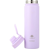 Imagem da oferta Garrafa Térmica Inox 650ml Fit Lilás Vibets