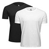 Imagem da oferta Kit Camisetas Hering Slim Básicas 2 Peças Masculino