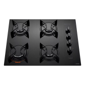 Imagem da oferta Cooktop 4 Bocas Atlas Preto Com Mesa De Vidro U Top Bivolt 110V/220V