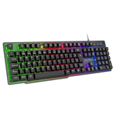 Imagem da oferta Teclado Gamer Semi Mecânico Preto Naja Viper Pro Gamer