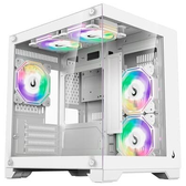 Imagem da oferta Gabinete Gamer Rise Mode Galaxy Glass M Mini M-ATX Lateral e Frontal em Vidro Temperado Branco - RM-GA-GGMN-FW