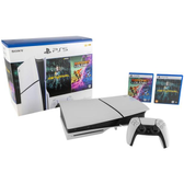 Imagem da oferta PlayStation 5 Slim 2024 Com Leitor De Disco 1TB 1 Controle Branco Sony + 2 Jogos