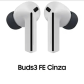 Imagem da oferta Fone de Ouvido Samsung Buds3 FE com Microfone Cancelamento Ativo de Ruído Esportivo Intra-auricular True Wireless Cinza