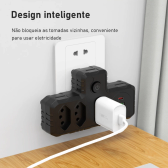Imagem da oferta Conversor de Tomada Tomada USB Plug Extensão Tomada Tomada de Parede Torre de Tomada do Brasil Adaptador Tomada Soquete