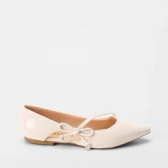Imagem da oferta Sapatilha Gabriela Detalhe Laço Lateral Off White