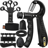 Imagem da oferta Hand Grip Kit com 5 Peças Fortalecedor de Mão Exercitador Dedos e Punhos Exercício Fisioterapia Dedos Mãos