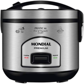 Imagem da oferta Panela Elétrica de Arroz Mondial Preto/Inox 500W - PE-43-6X