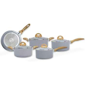 Imagem da oferta Jogo de Panelas com Fundo de Indução Brinox Ceramic Life Smart Plus 4774/101- 5 Peças