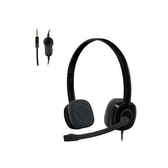 Imagem da oferta Headset com fio Logitech H151 com Microfone com Redução de Ruído e Conexão 3,5mm - 981-000587