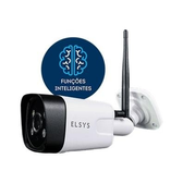 Imagem da oferta Câmera de Segurança Externa Elsys Wi-Fi Full HD Colorida Com Inteligencia De Vídeo Branco - 998901151320