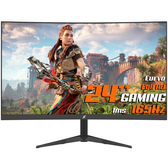 Imagem da oferta Monitor Gamer SuperFrame Precision Ultra 24'' Curvo Full HD Fast VA 1ms 165Hz RGB FreeSync/G-Sync HDMI/DP - SFPCB-24165