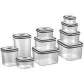 Imagem da oferta Conjunto de Potes Herméticos Electrolux – 10 Peças