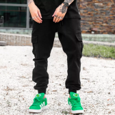 Imagem da oferta Calça Masculina Jogger Cargo com Punho Bolso Lateral Skinny