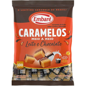 Imagem da oferta Embaré Caramelos Meio a Meio Sabor Leite/Chocolate 660g