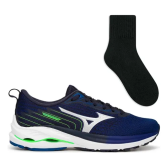 Imagem da oferta Kit Tênis Mizuno Wave Vitality 5 Masculino + Meia