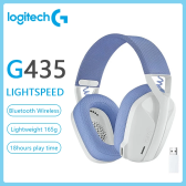 Imagem da oferta Logitech g435 fone de ouvido para jogos sem fio lightspeed 7.1 som surround microfone embutido gamer fone de ouvido blue