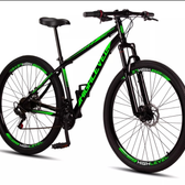 Imagem da oferta Bicicleta Aro 29 Aço Carbono Ksvj Freios Disco Suspensão 21v