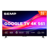 Imagem da oferta Smart Tv Google Tv Led 55 Ultra Hd 4k Semp 55s61 Bluetooth