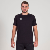 Imagem da oferta Camisa Esportiva Masculina Preta Blend Tape - : referência em chuteiras sportswear e mais | Site Oficial