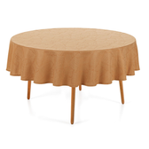 Imagem da oferta Toalha de Mesa Redonda  6 Lugares Herbare Ocre