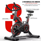 Imagem da oferta Bicicleta Bike Ergometrica Spinning - Academia Fitness Profissional 120kg