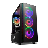 Imagem da oferta Gabinete Gamer Redragon Grapple Mid Tower ATX RGB Lateral em Vidro Preto - GC-607BK