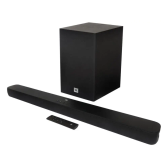 Imagem da oferta Soundbar JBL Cinema 2.1 Bluetooth com Subwoofer sem Fio 110W USB - Bivolt