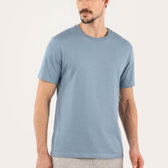 Imagem da oferta Camiseta masculina Essencial Regular - Azul Aço