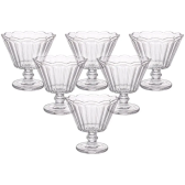 Imagem da oferta Jogo de Taças de Vidro para Sobremesa Transparente 150ml 6 Peças Haus Concept Lótus