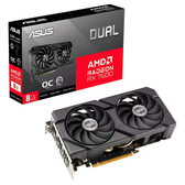 Imagem da oferta Placa De Vídeo Asus Dual AMD Radeon RX 7600 EVO OC Edition 8GB